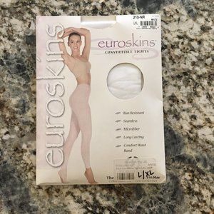 Euroskins Adult Convertible Tights 210-NR - L/XL  WHITE